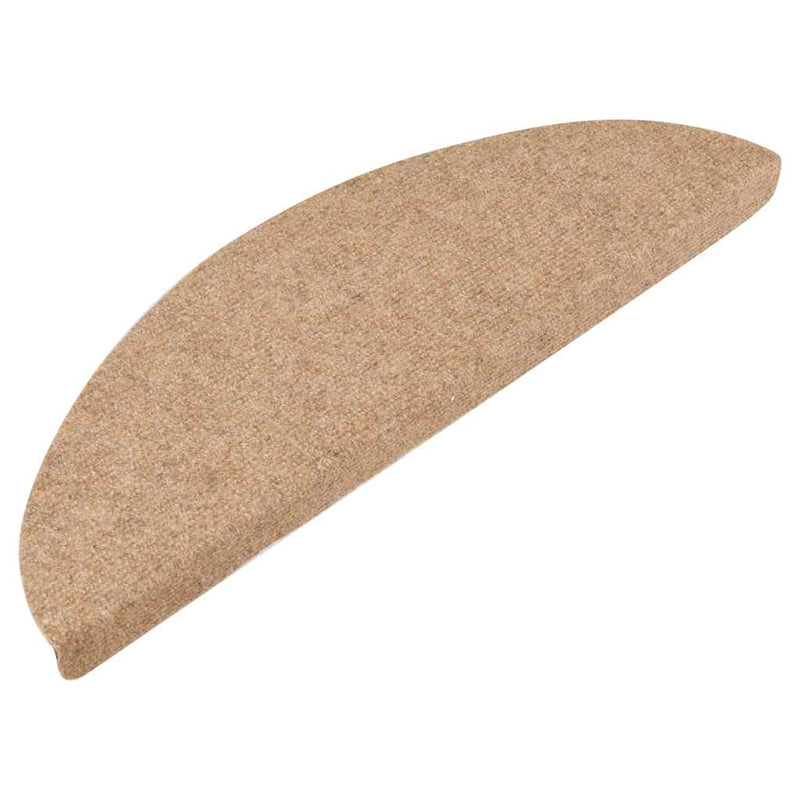 Afbeelding laden in galerijviewer, Vidaxl trapmatten zelfklevend 10 st 56x17x3 cm beige
