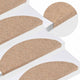 Vidaxl trapmatten zelfklevend 10 st 65x22,5x3,5 cm beige