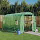 Vidaxl tuinkas met stalen frame 8 m² 4x2x2 m