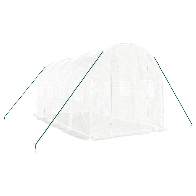 Afbeelding laden in galerijviewer, VidaXL Tuinkas met stalen frame 8 m² 4x2x2 m
