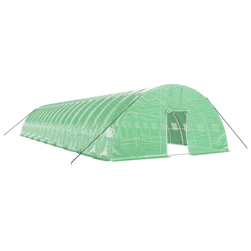 Afbeelding laden in galerijviewer, VidaXL Tuinkas met stalen frame 108 m² 18x6x2,85 m groen
