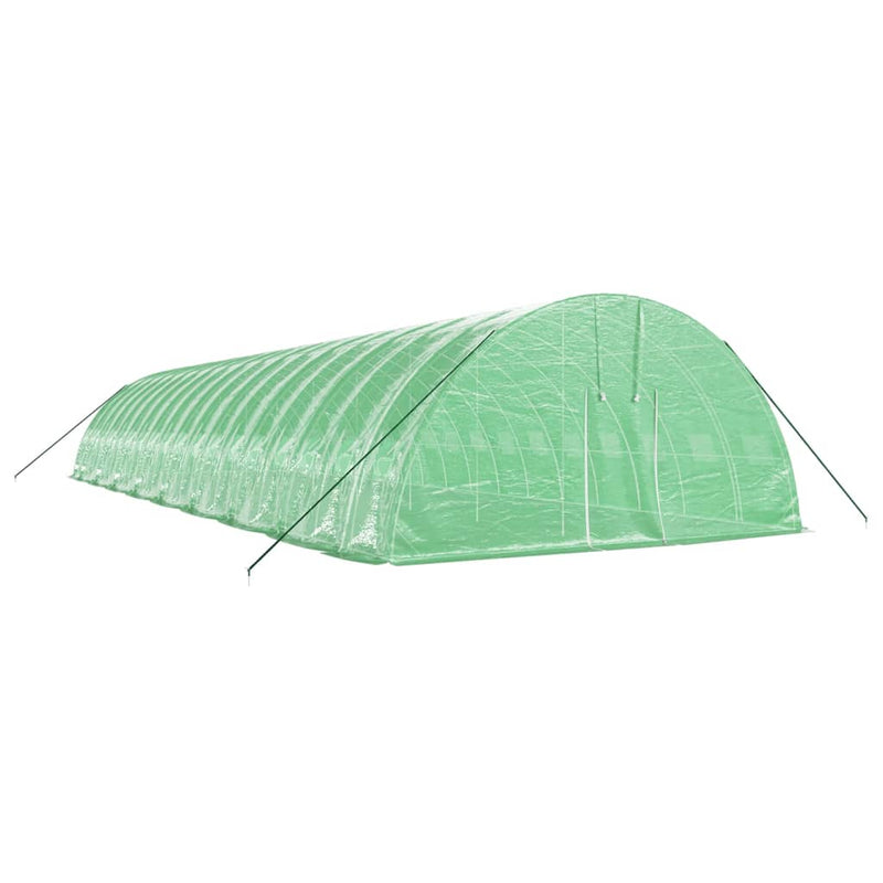 Afbeelding laden in galerijviewer, VidaXL Tuinkas met stalen frame 108 m² 18x6x2,85 m groen
