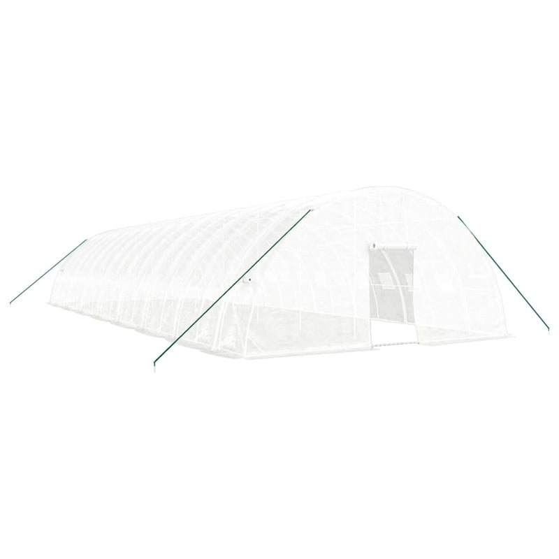 Afbeelding laden in galerijviewer, VidaXL Tuinkas met stalen frame 96 m² 16x6x2,85 m wit
