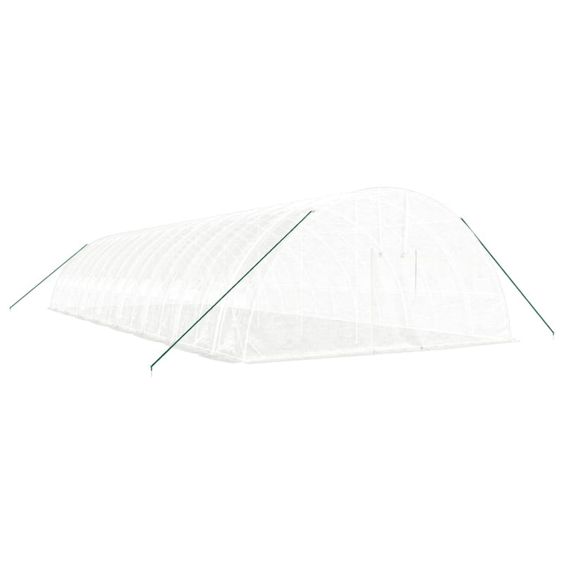 Afbeelding laden in galerijviewer, VidaXL Tuinkas met stalen frame 96 m² 16x6x2,85 m wit
