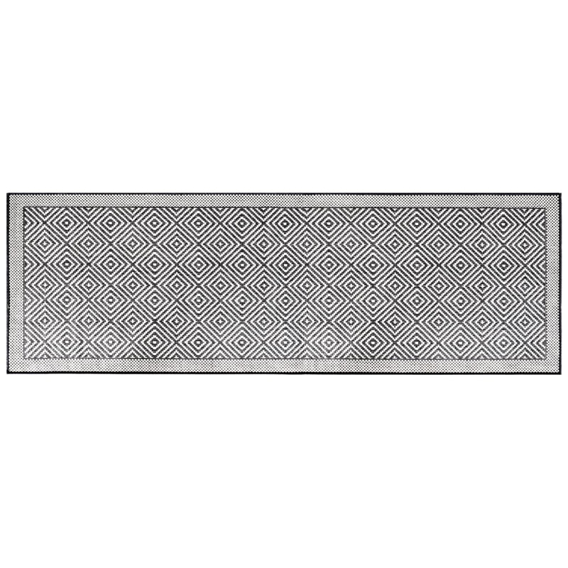 Afbeelding laden in galerijviewer, VidaXL Buitenkleed omkeerbaar 80x250 cm grijs en wit
