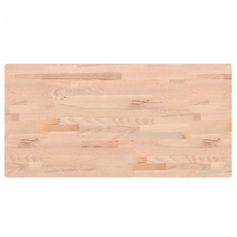 Afbeelding laden in galerijviewer, Vidaxl wastafelblad 80x40x1,5 cm massief beukenhout
