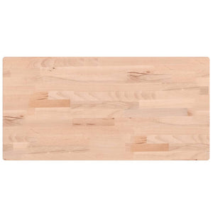 Vidaxl wastafelblad 80x40x2,5 cm massief beukenhout