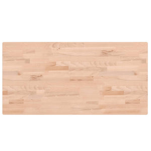 Vidaxl wastafelblad 100x50x2,5 cm massief beukenhout