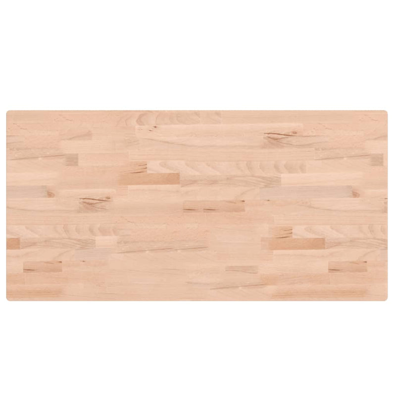 Afbeelding laden in galerijviewer, Vidaxl wastafelblad 100x50x2,5 cm massief beukenhout
