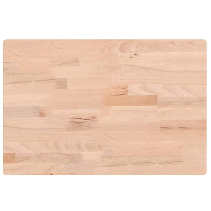 Afbeelding laden in galerijviewer, Vidaxl wastafelblad 60x40x2,5 cm massief beukenhout

