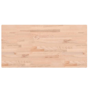 Vidaxl wastafelblad 100x50x4 cm massief beukenhout
