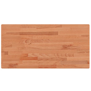Vidaxl wastafelblad 100x50x1,5 cm massief beukenhout