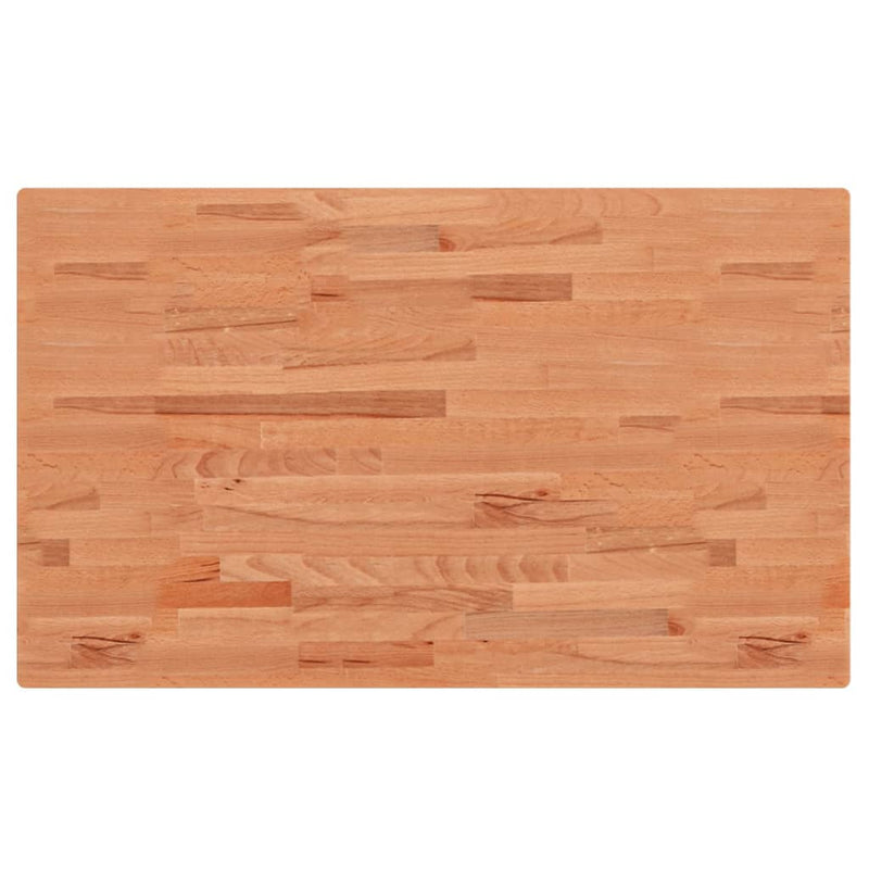 Afbeelding laden in galerijviewer, Vidaxl wastafelblad 100x60x1,5 cm massief beukenhout
