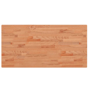 Vidaxl wastafelblad 100x50x2,5 cm massief beukenhout