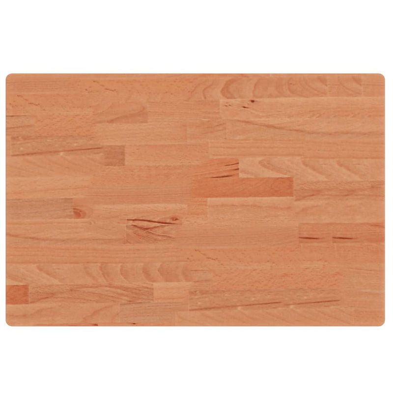 Afbeelding laden in galerijviewer, Vidaxl wastafelblad 60x40x2,5 cm massief beukenhout
