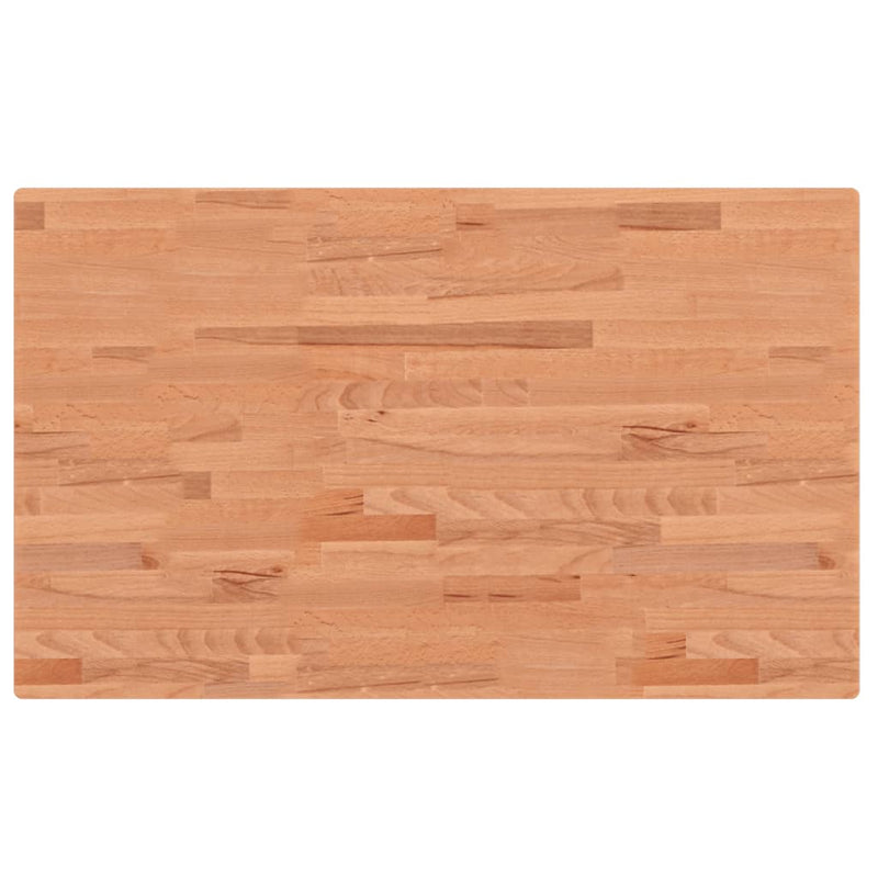 Afbeelding laden in galerijviewer, Vidaxl wastafelblad 100x60x2,5 cm massief beukenhout

