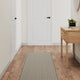 Vidaxl tapijtloper 50x150 cm sisal-look platina