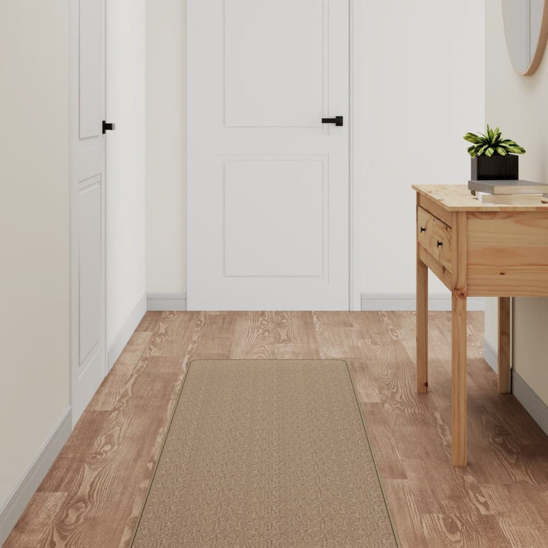 Afbeelding laden in galerijviewer, Vidaxl tapijtloper 50x200 cm sisal-look zandkleurig
