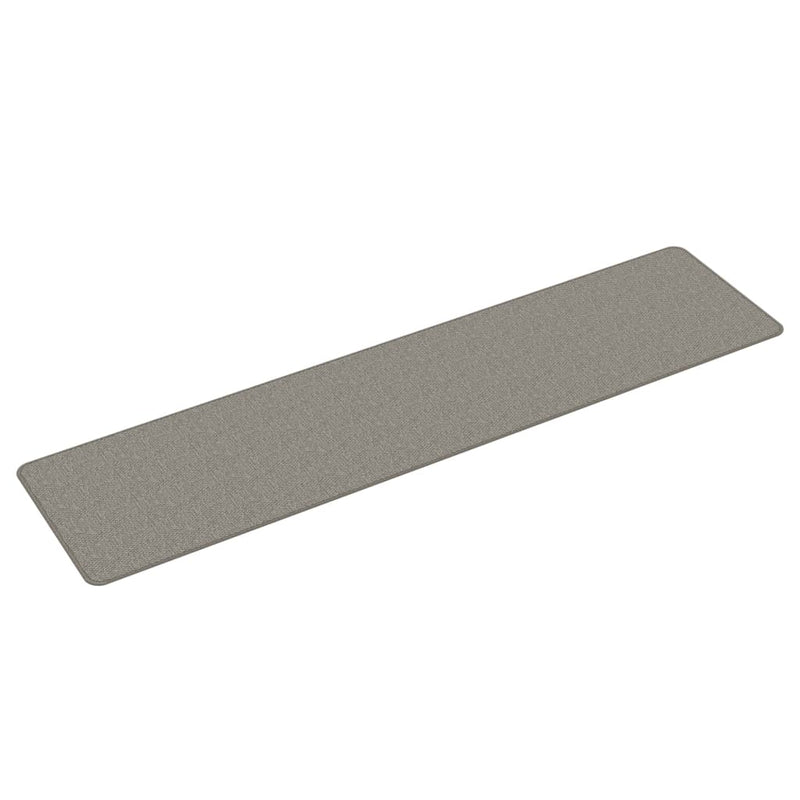 Afbeelding laden in galerijviewer, Vidaxl tapijtloper 50x200 cm sisal-look zilverkleurig
