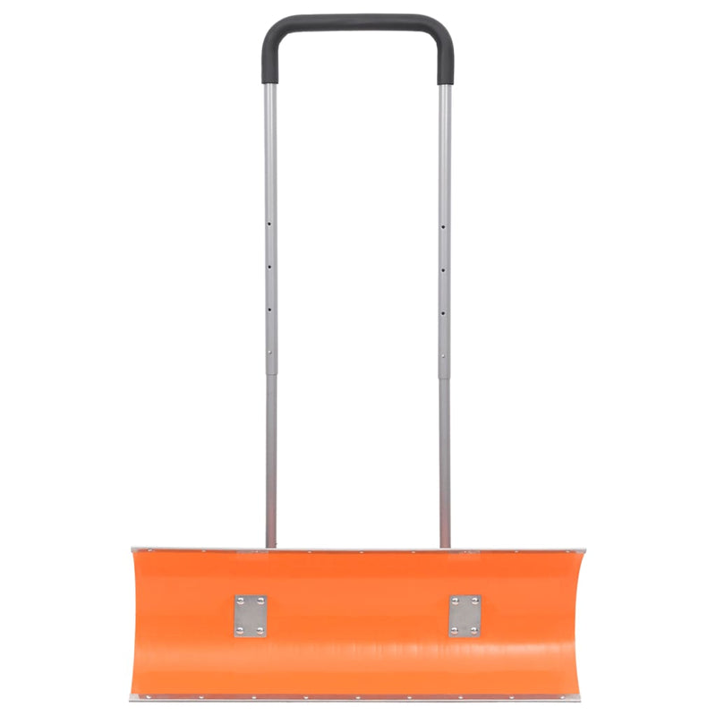 Afbeelding laden in galerijviewer, Vidaxl sneeuwschep met uitschuifbaar handvat 96 cm bladstaal oranje
