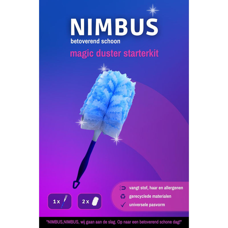 Afbeelding laden in galerijviewer, Nimbus magic duster starterkit handvat + 2 navullingen
