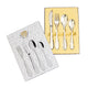 Kinderbestek - 4 delig - blanco - zilver