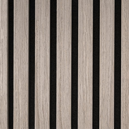 Wallart akupanelen 4 st akoestisch grijs eiken