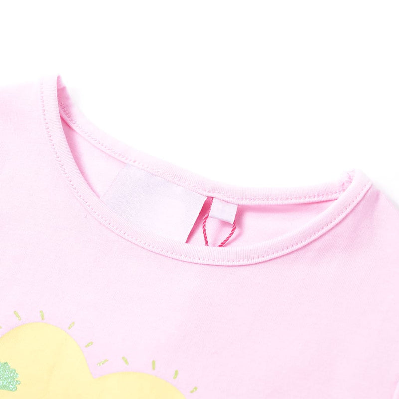 Afbeelding laden in galerijviewer, VidaXL Kindershirt 92 lichtroze

