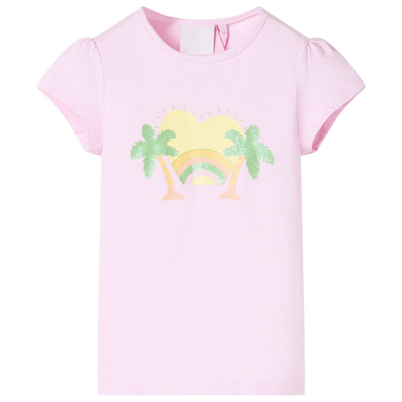 Afbeelding laden in galerijviewer, VidaXL Kindershirt 140 lichtroze
