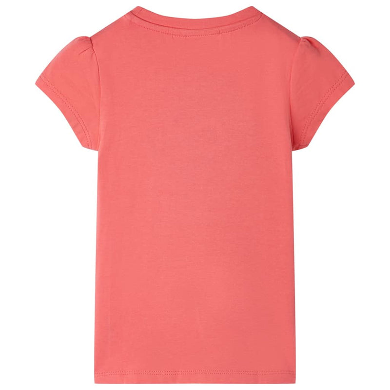 Afbeelding laden in galerijviewer, Vidaxl kindershirt 140 koraalkleurig
