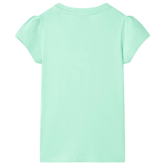VidaXL Kindershirt 128 felgroen