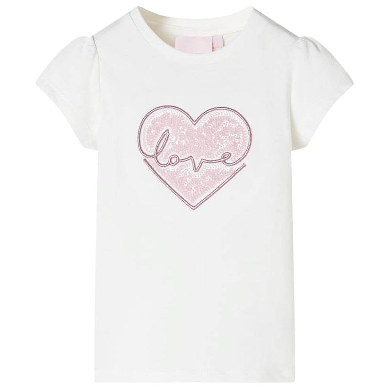 Afbeelding laden in galerijviewer, VidaXL Kindershirt 92 ecru

