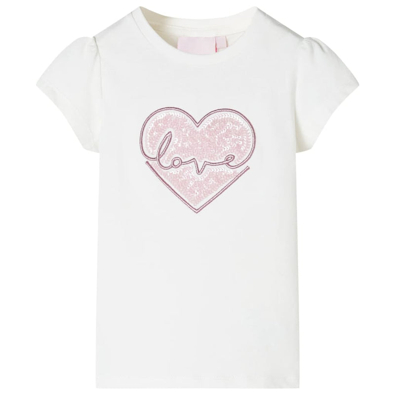 Afbeelding laden in galerijviewer, Vidaxl kindershirt 104 ecru
