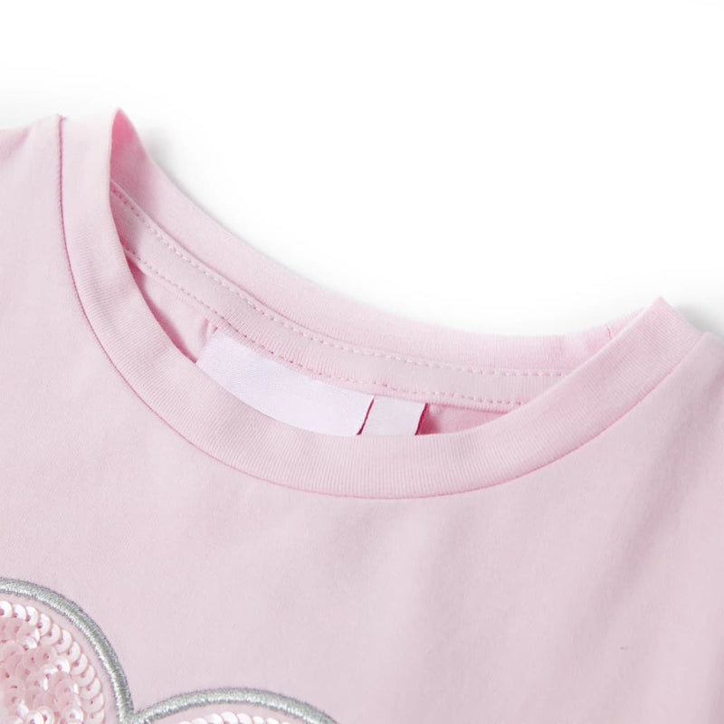 Afbeelding laden in galerijviewer, Vidaxl kindershirt 140 lichtroze
