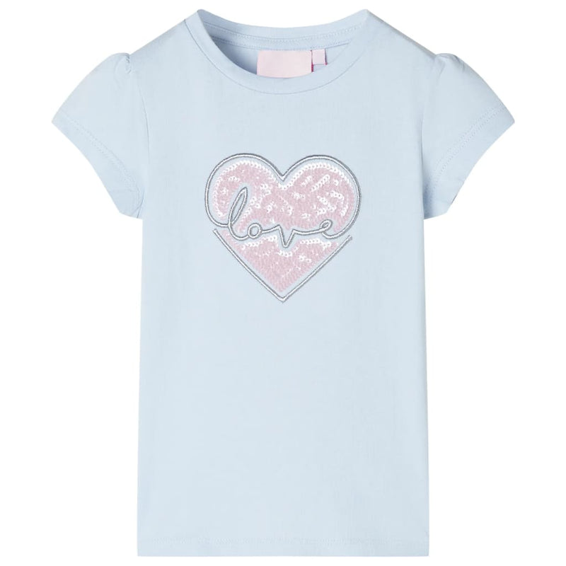 Afbeelding laden in galerijviewer, VidaXL Kindershirt 104 lichtblauw

