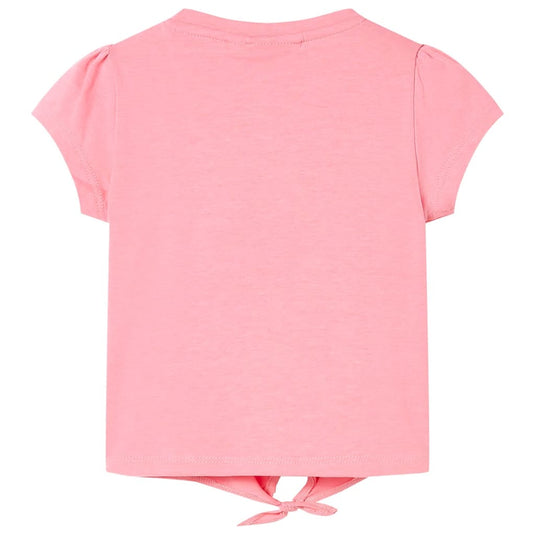 Vidaxl kindershirt 92 fluorescerend roze
