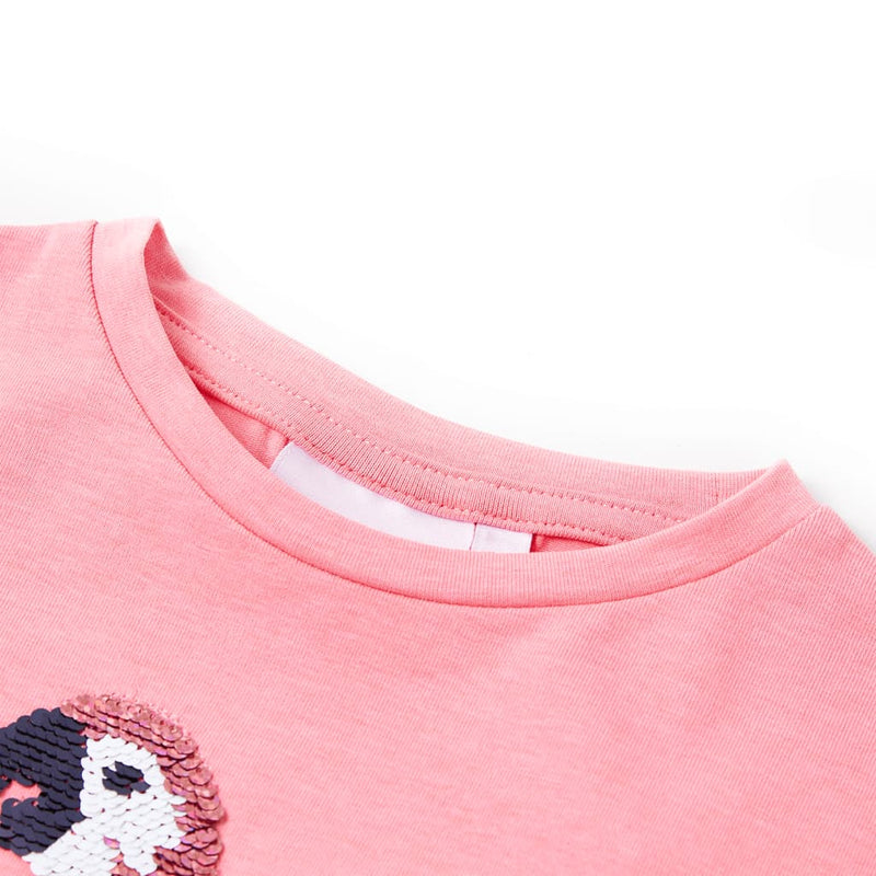 Afbeelding laden in galerijviewer, Vidaxl kindershirt 92 fluorescerend roze
