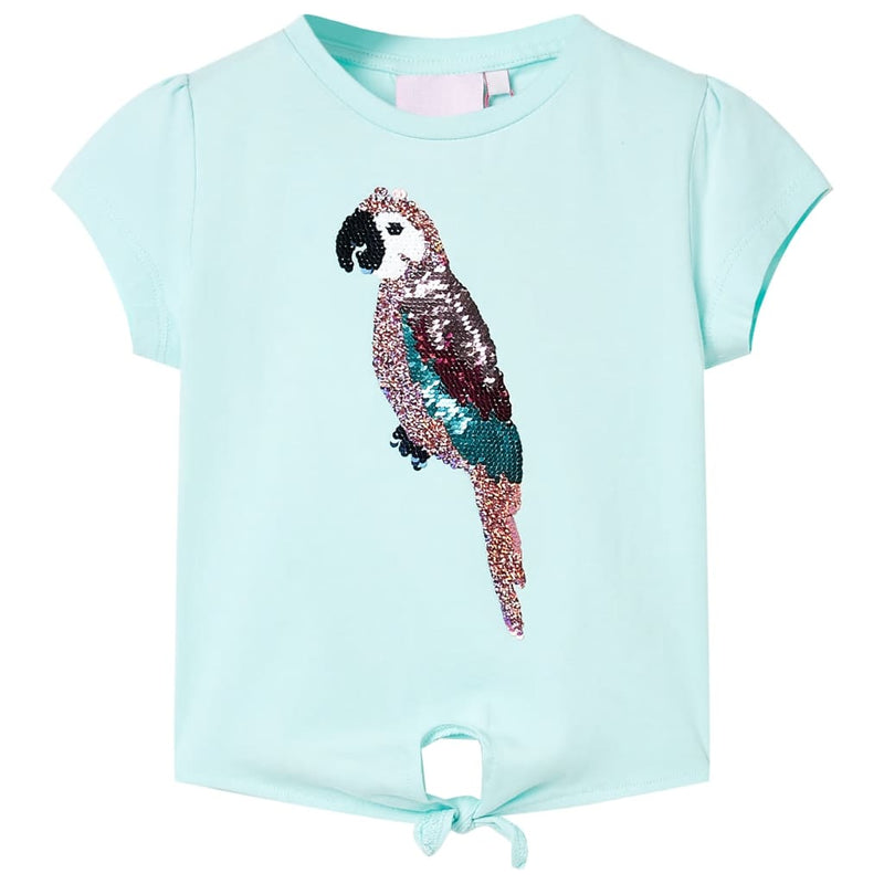 Afbeelding laden in galerijviewer, VidaXL Kindershirt 92 lichtzeeblauw
