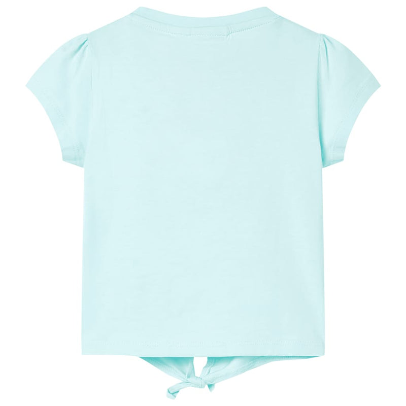 Afbeelding laden in galerijviewer, VidaXL Kindershirt 92 lichtzeeblauw
