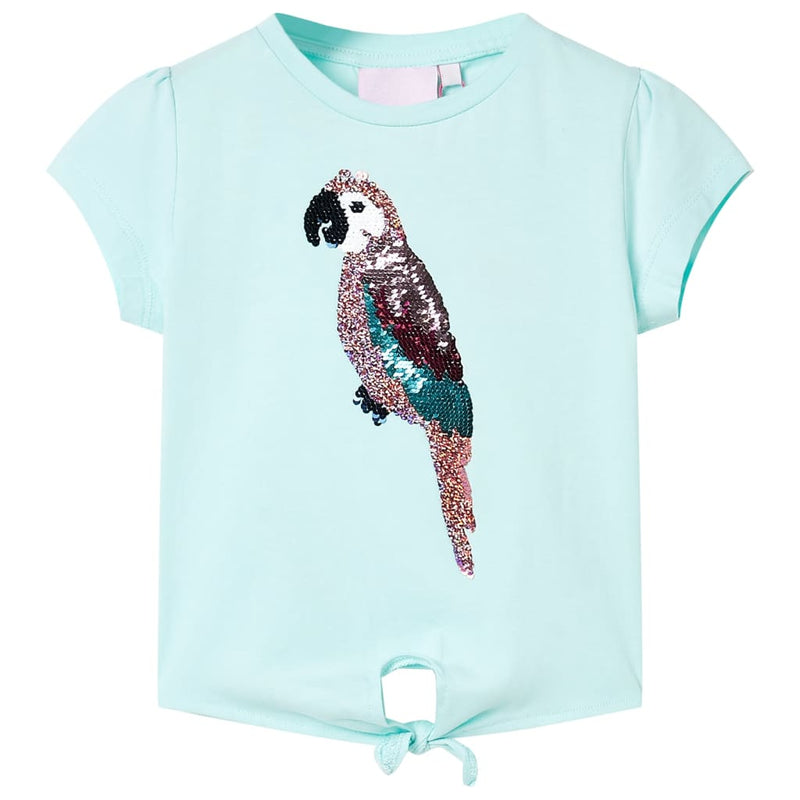 Afbeelding laden in galerijviewer, VidaXL Kindershirt 104 lichtzeeblauw
