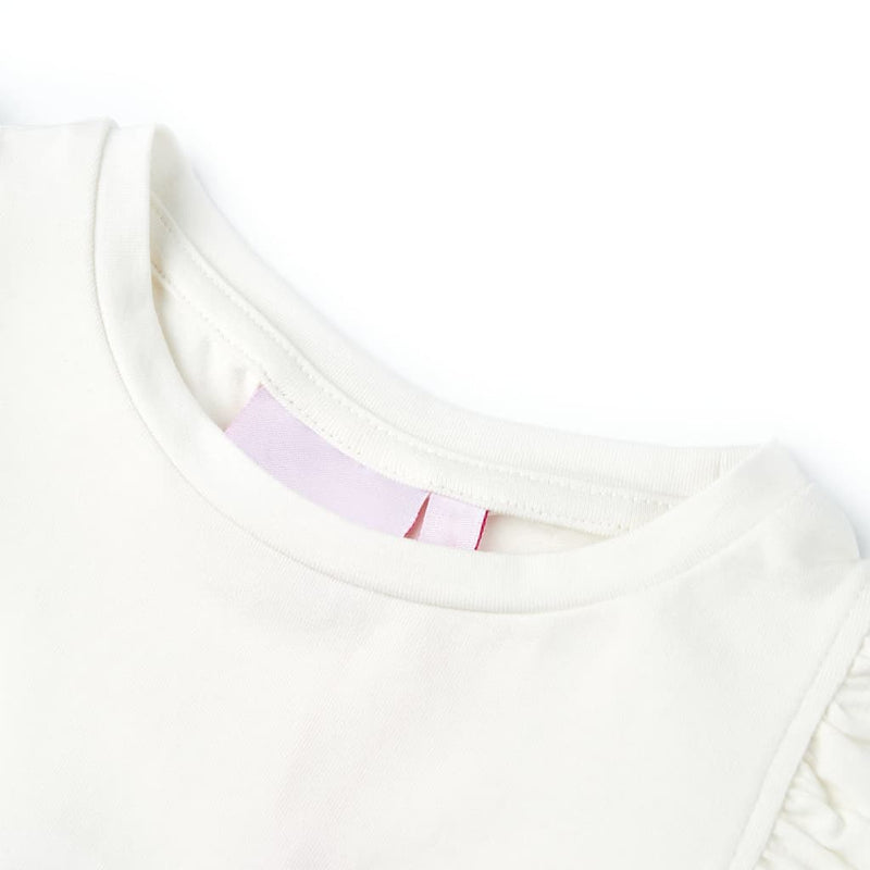 Afbeelding laden in galerijviewer, VidaXL Kindershirt 92 ecru
