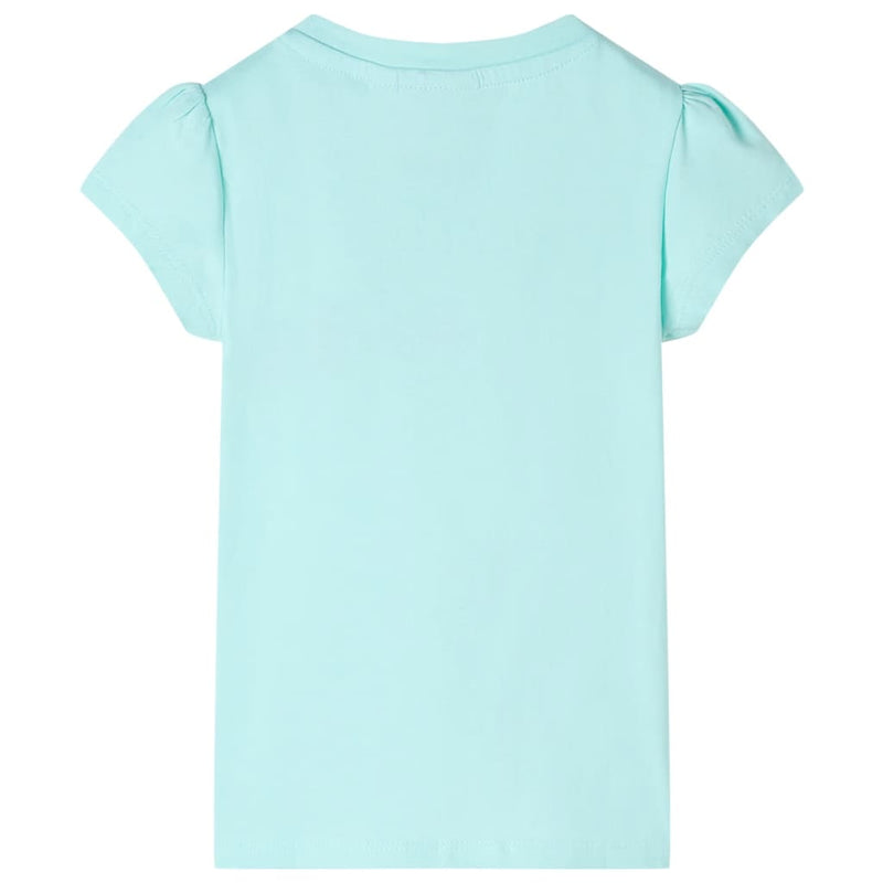 Afbeelding laden in galerijviewer, VidaXL Kindershirt 104 lichtzeeblauw
