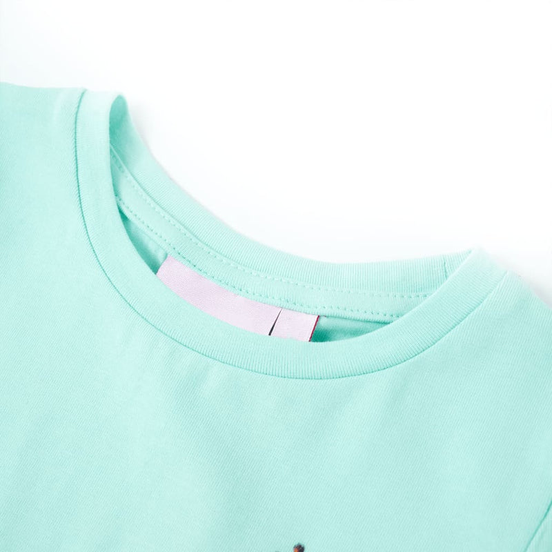 Afbeelding laden in galerijviewer, Vidaxl kindershirt 140 lichtzeeblauw
