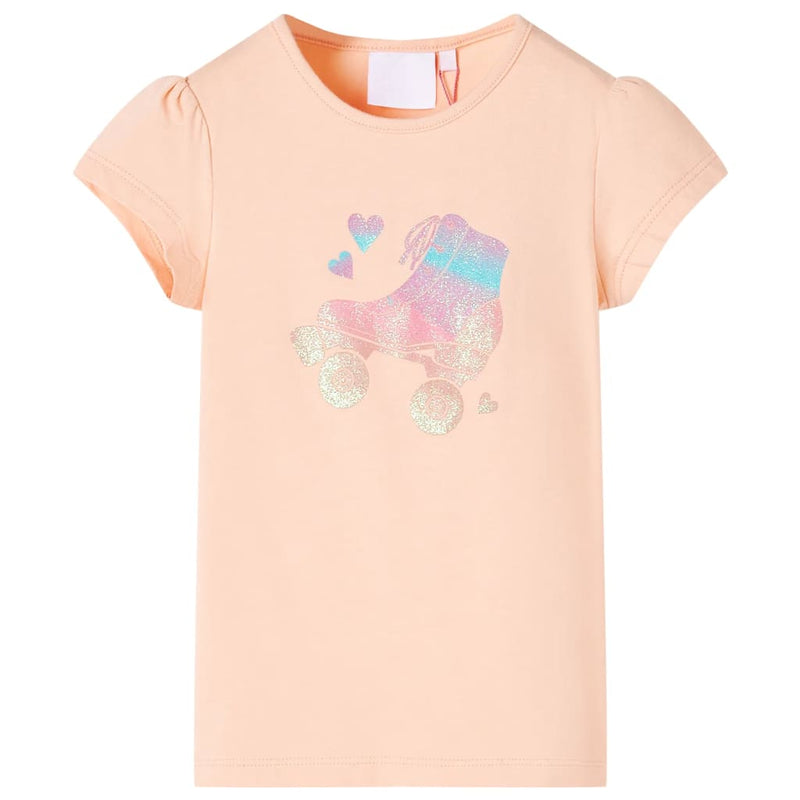 Afbeelding laden in galerijviewer, VidaXL Kindershirt 92 lichtoranje
