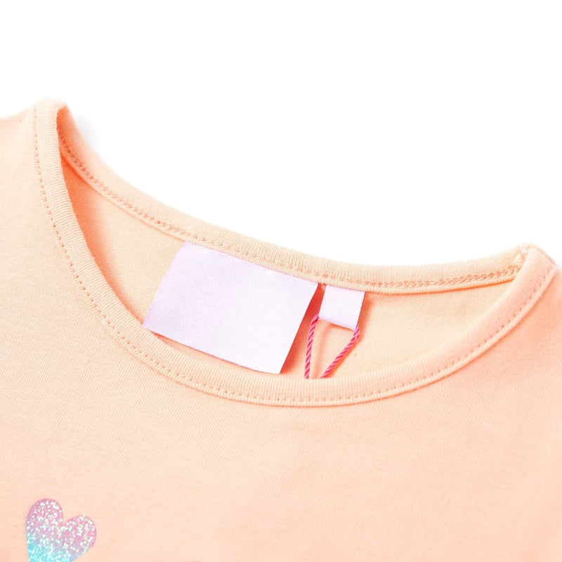Afbeelding laden in galerijviewer, VidaXL Kindershirt 140 lichtoranje
