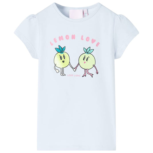 VidaXL Kindershirt 92 lichtblauw