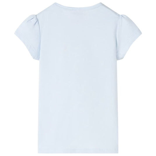 VidaXL Kindershirt 92 lichtblauw