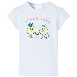 VidaXL Kindershirt 116 lichtblauw
