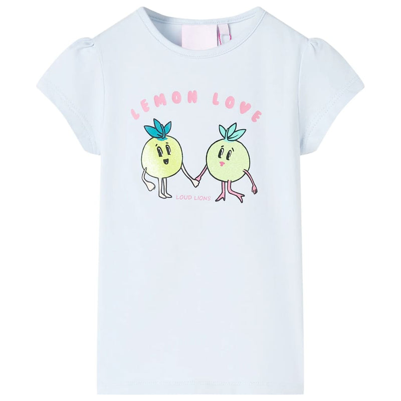 Afbeelding laden in galerijviewer, VidaXL Kindershirt 116 lichtblauw
