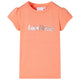 VidaXL Kindershirt met kapmouwen 104 neonoranje